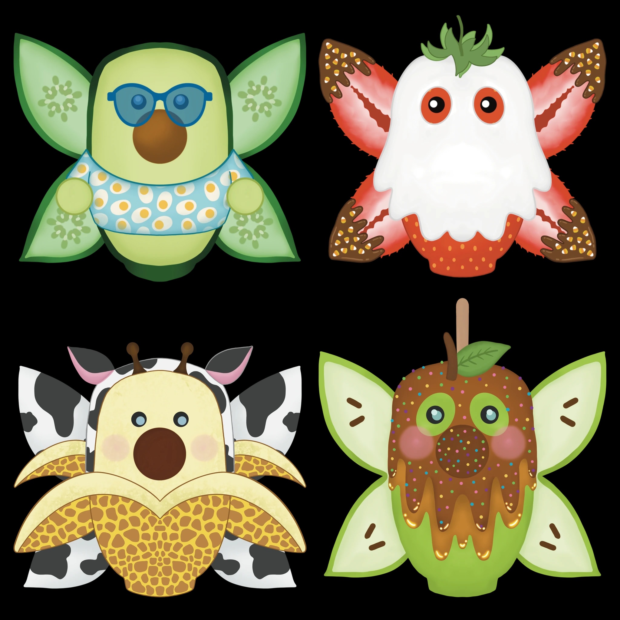 Fruit Collection Characters