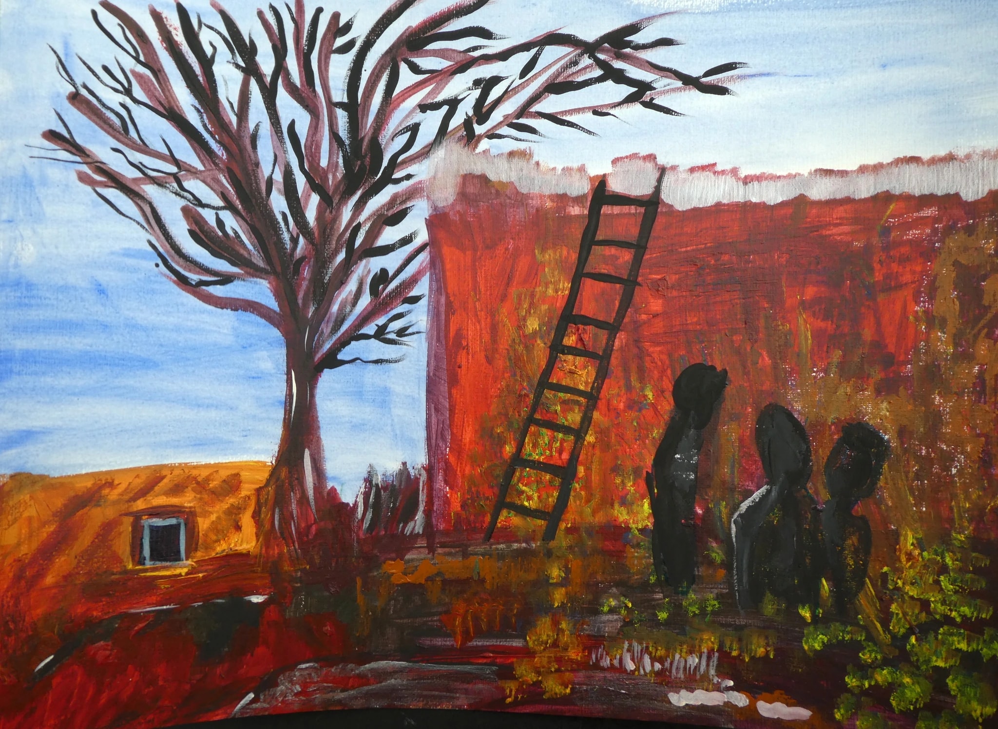 Ladder Beneath the Tree