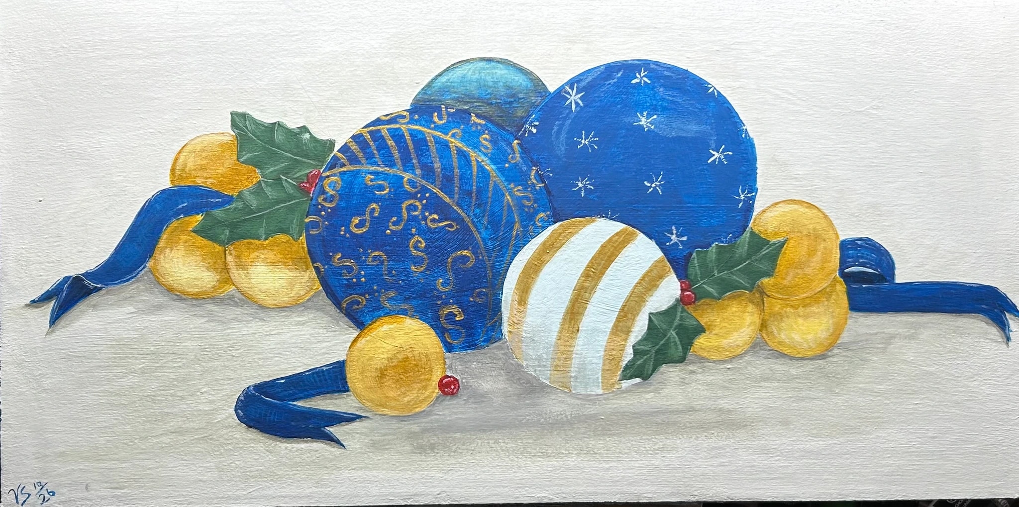 Christmas Blues (sold)