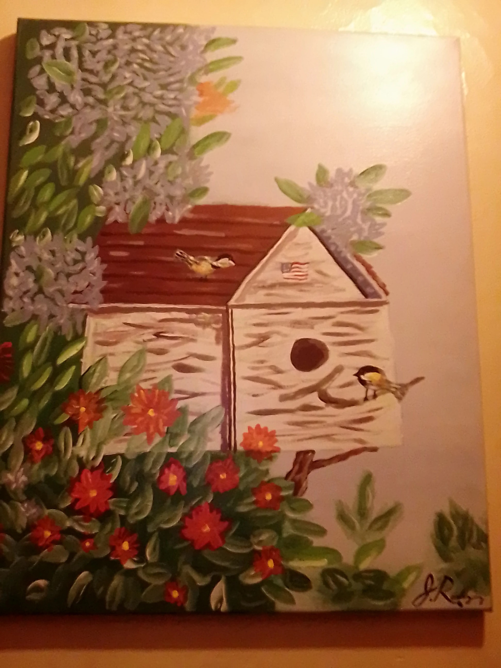 Birdhouse in Bloom