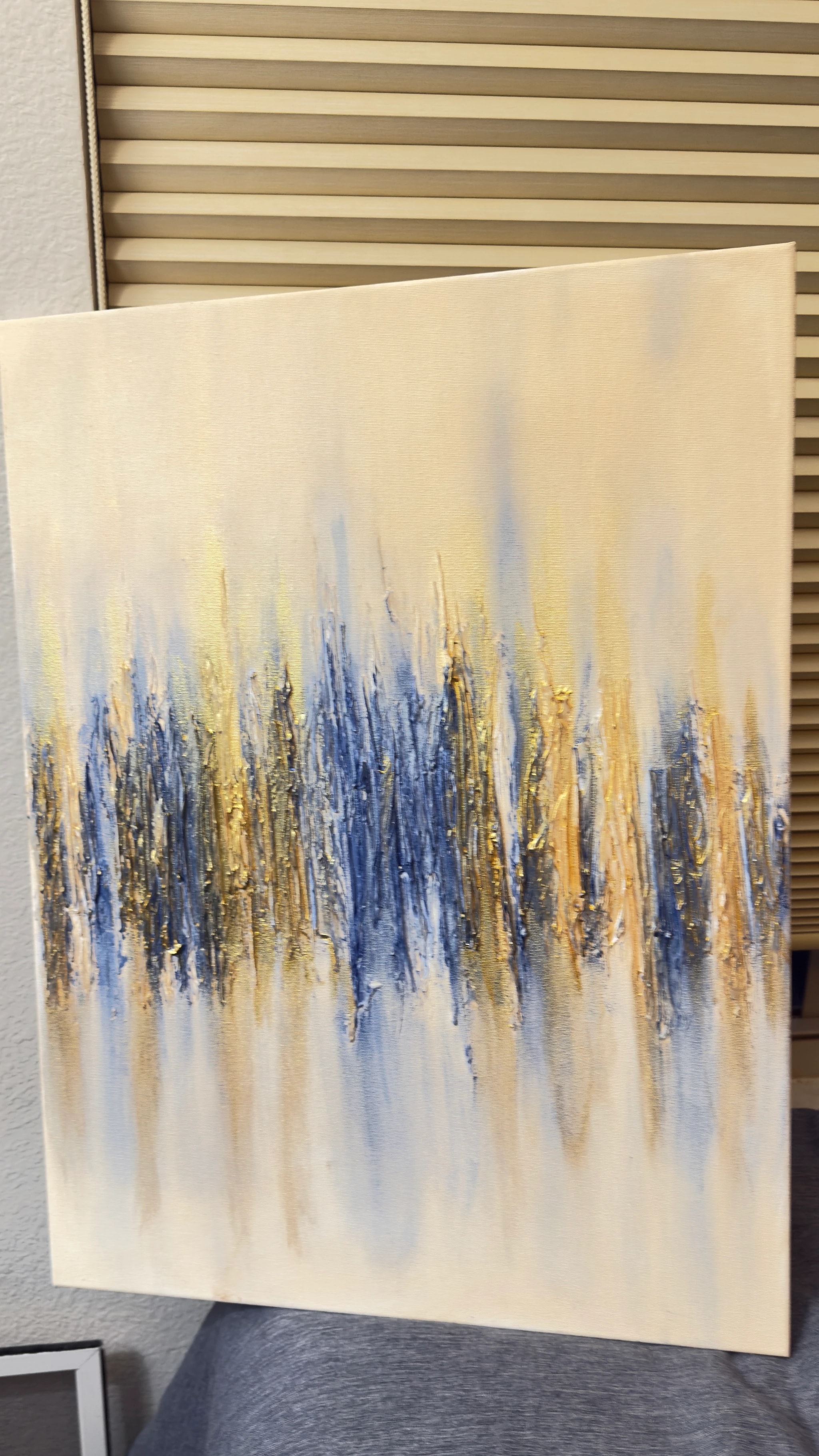 Blue Gold Reflections