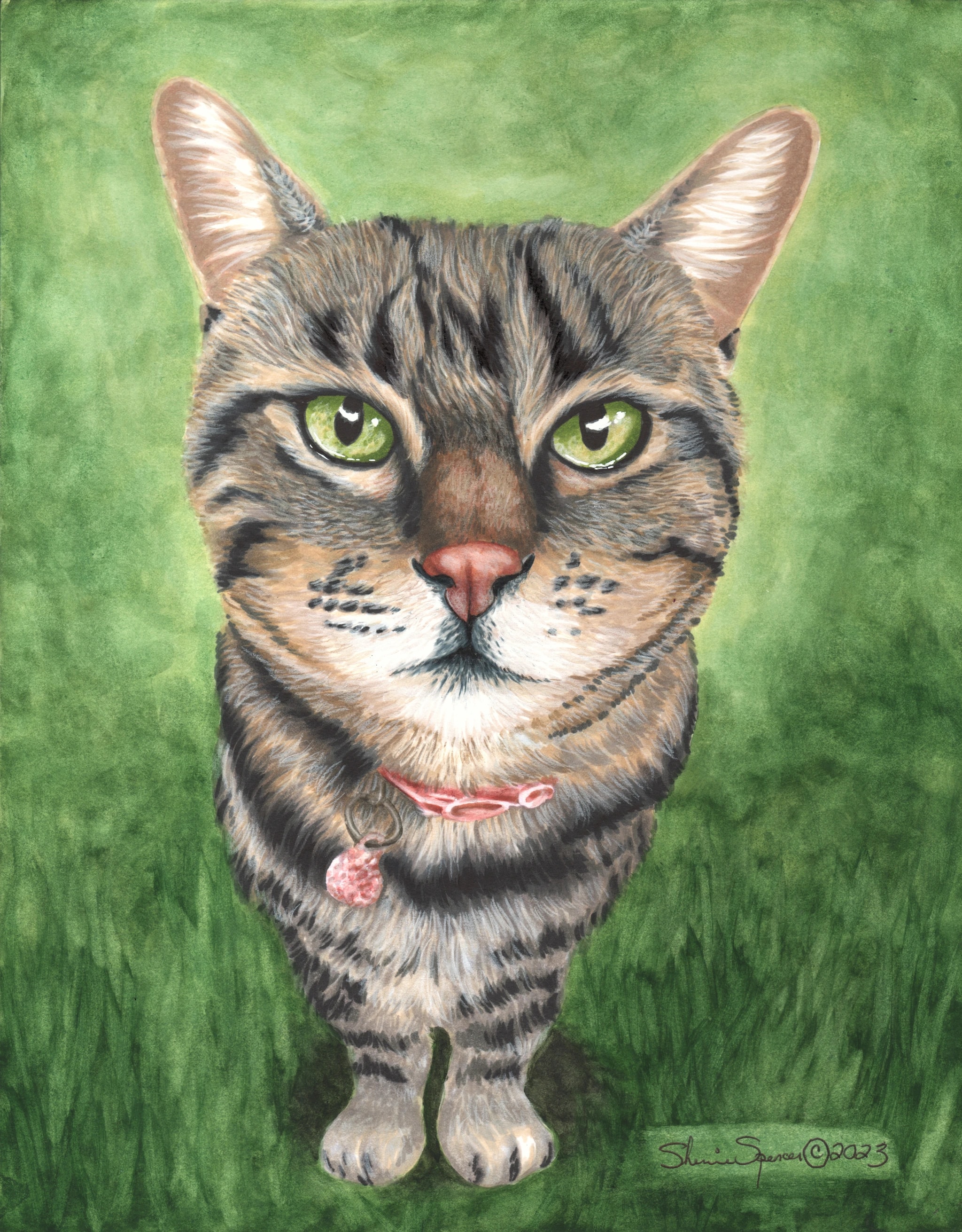 Green-Eyed Kitten