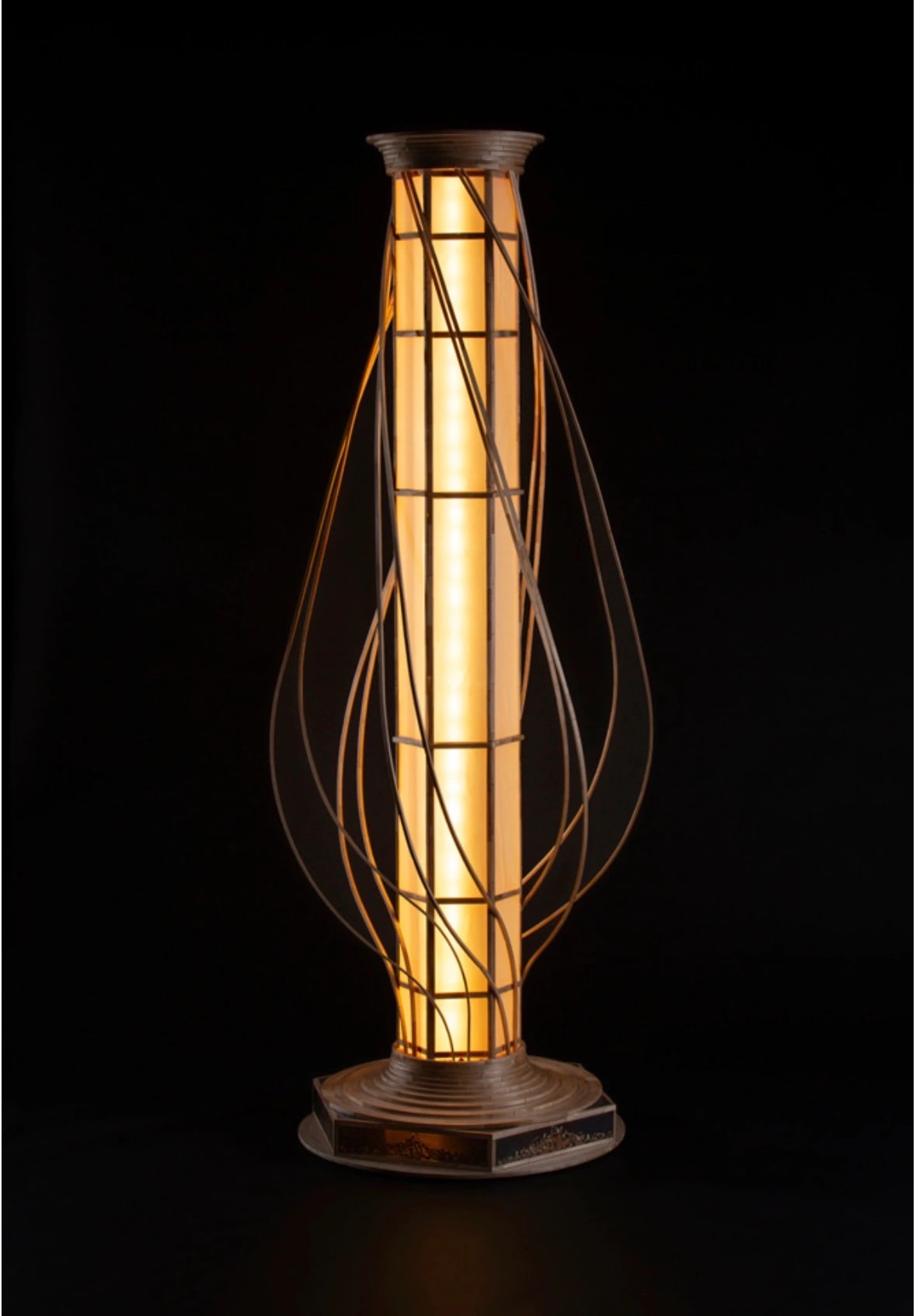 Caged Amber Light