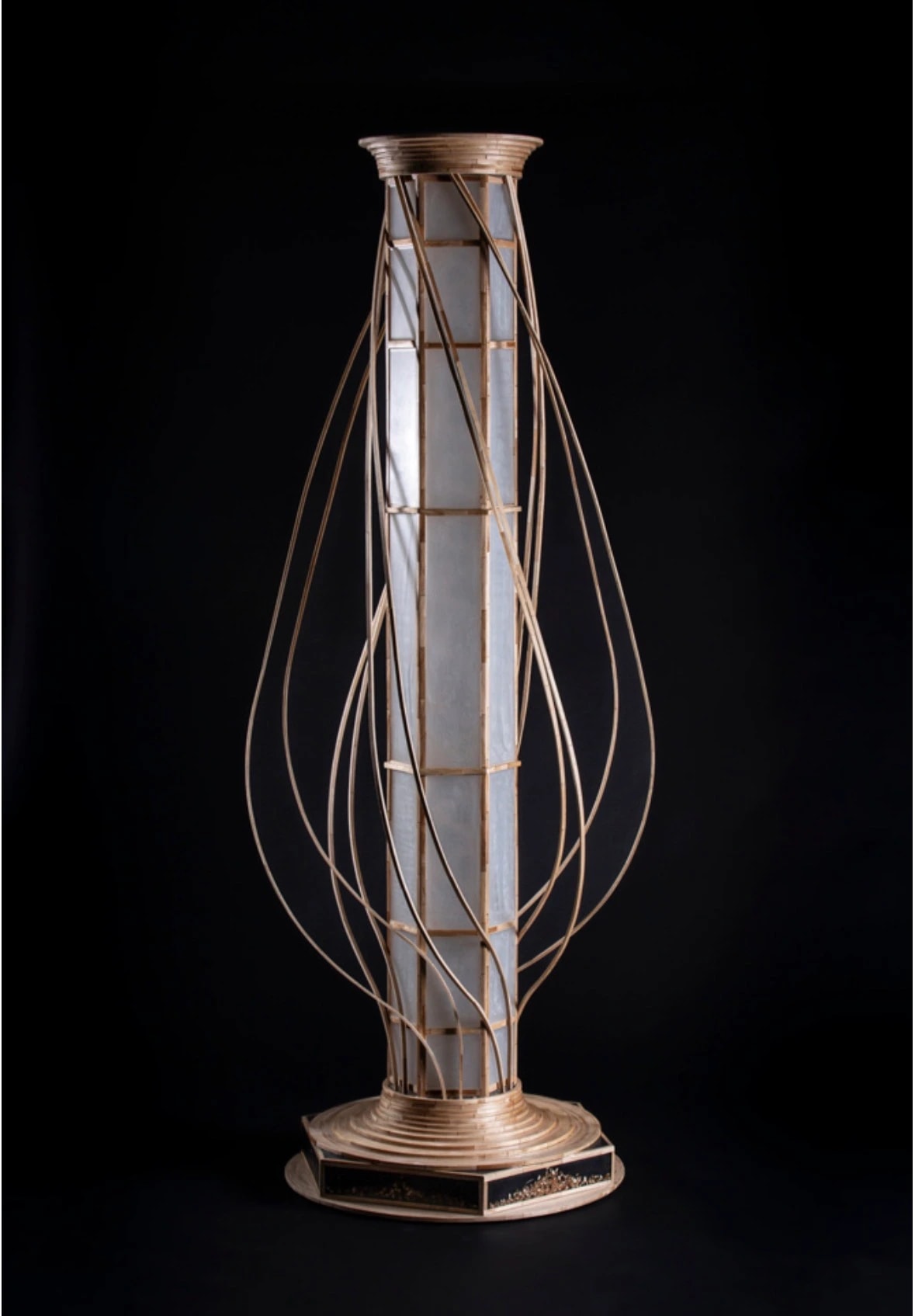 Copper Helix Sculpture