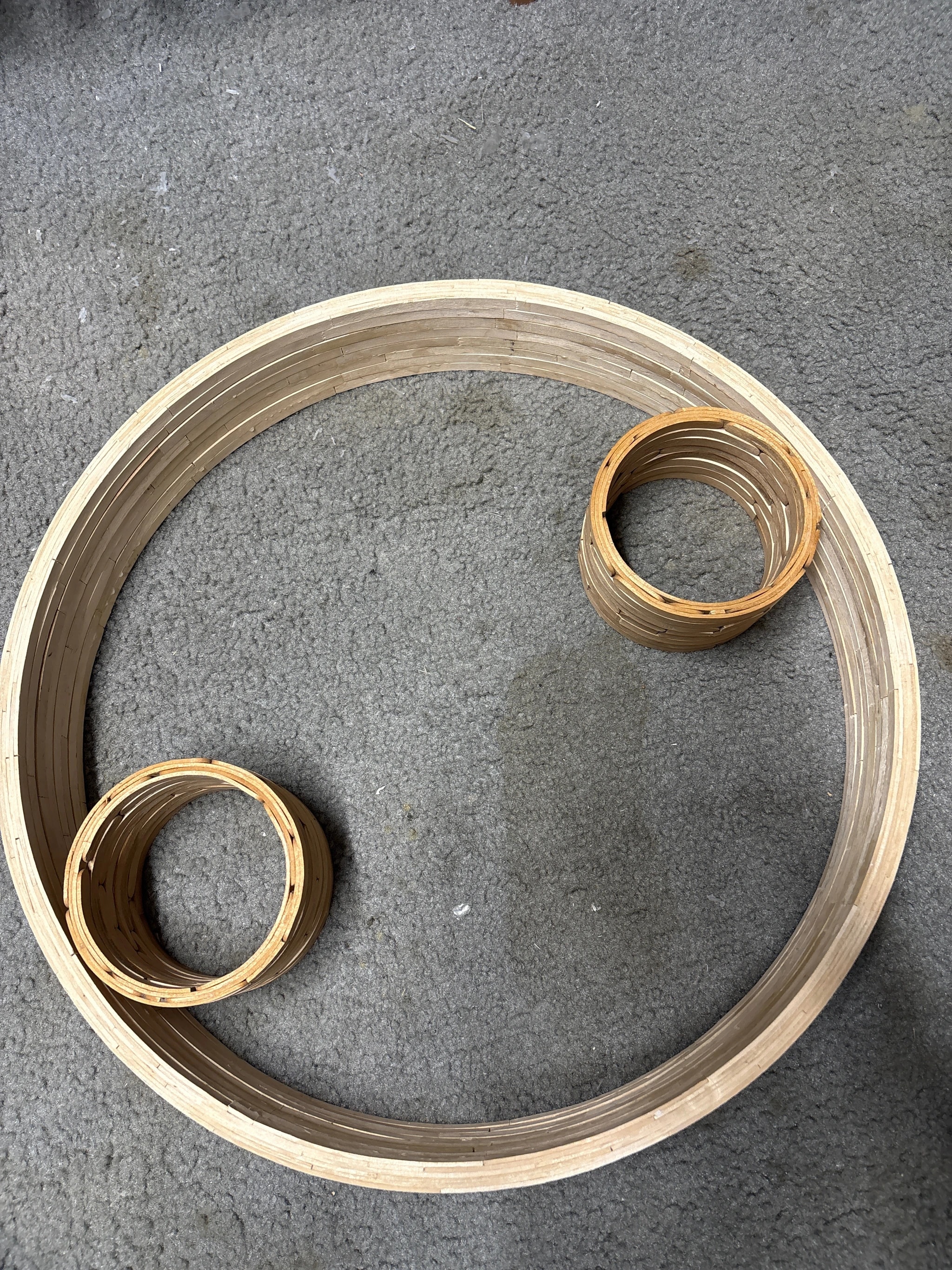 Nested Bamboo Circles
