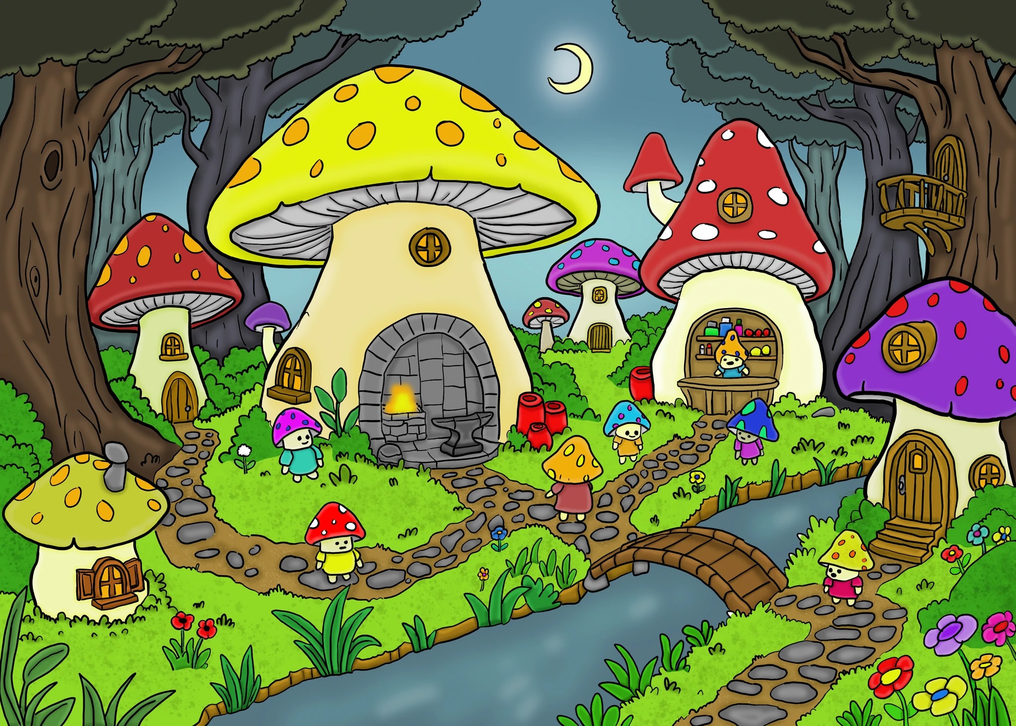 Mushroom Village