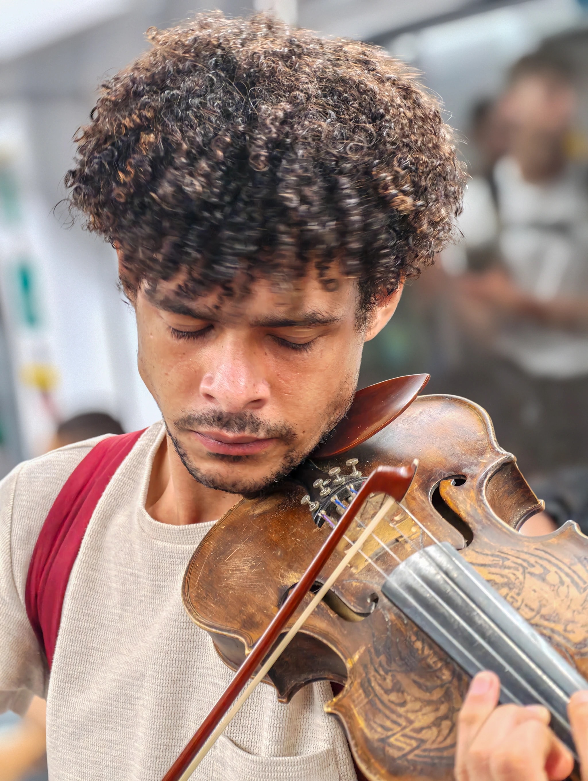 Violinist in Focus