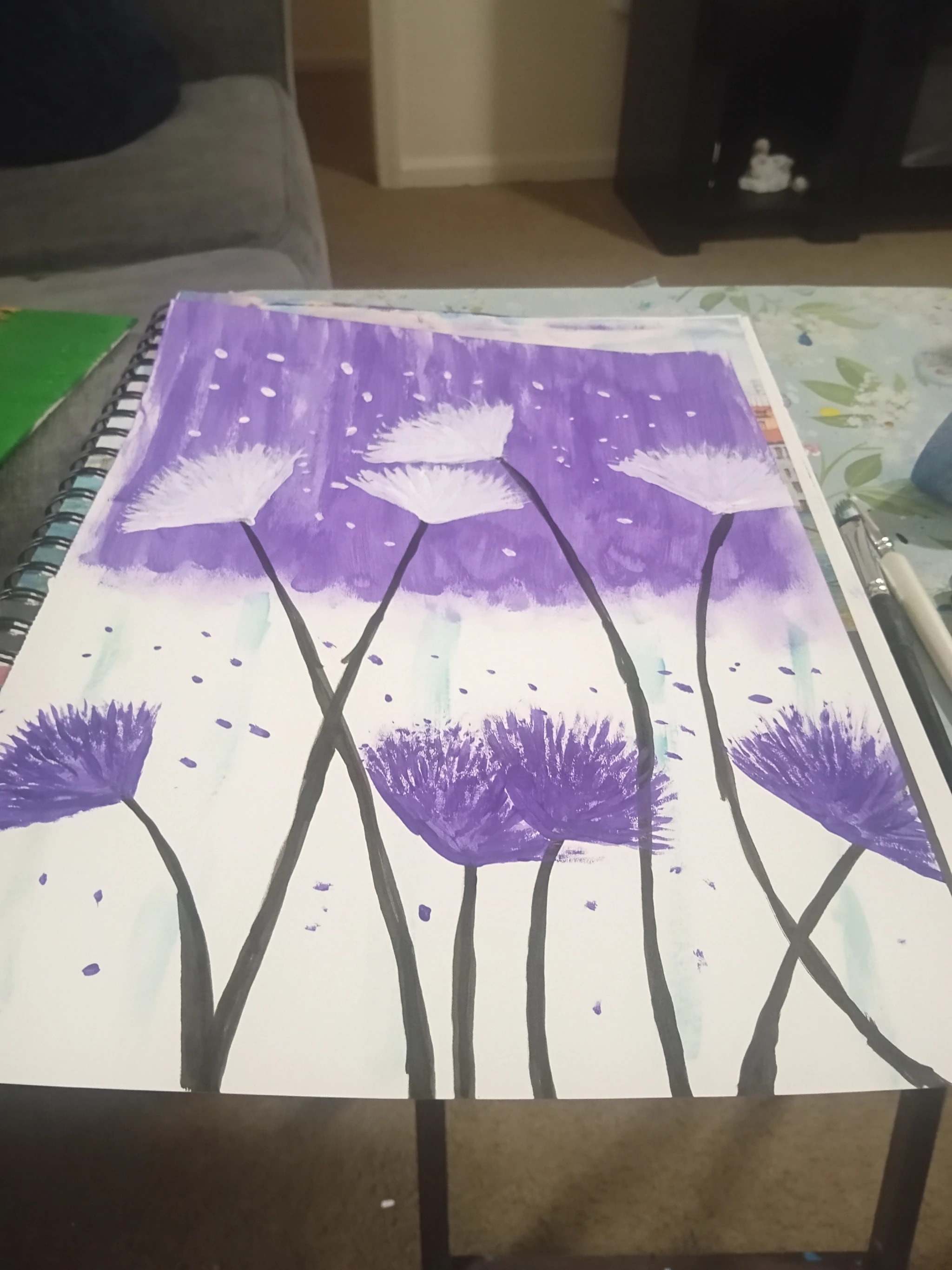 Lavender Flower Study