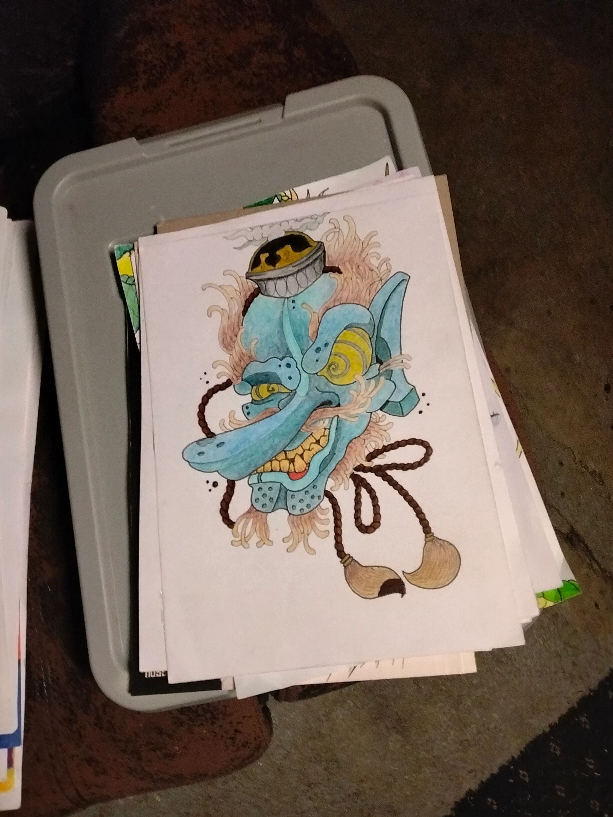 Blue Tentacle Creature