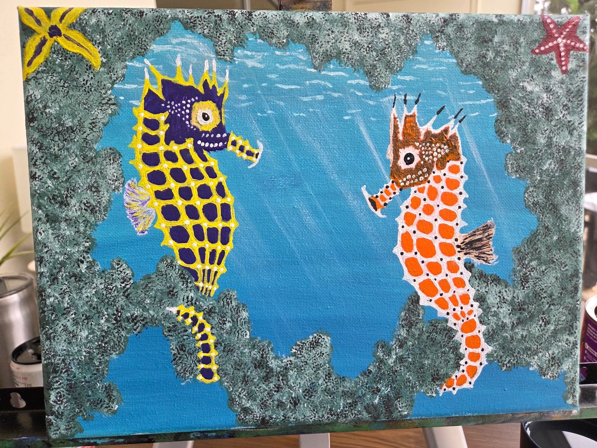 Seahorses Beneath the Reef