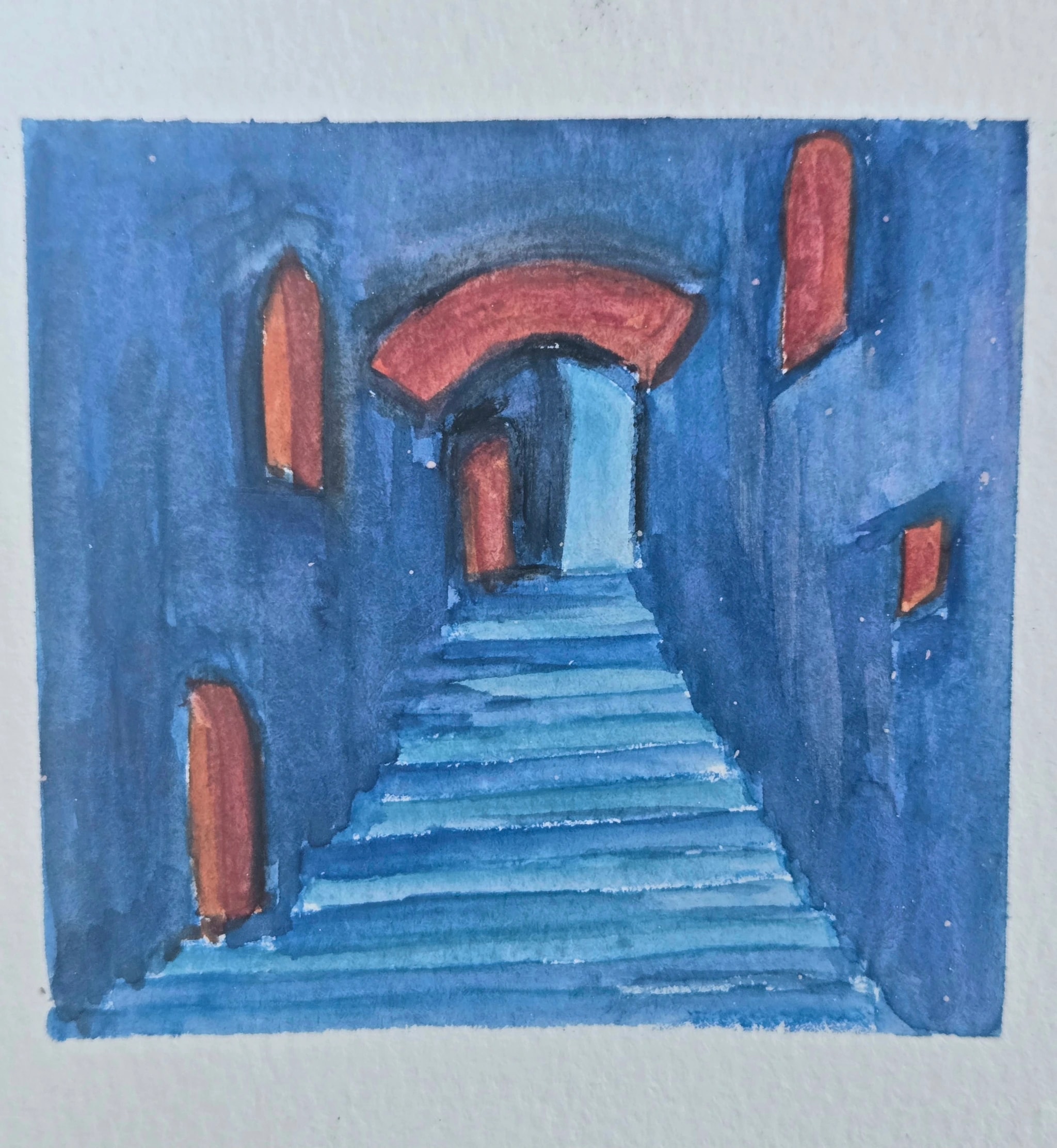 Crimson Stairwell
