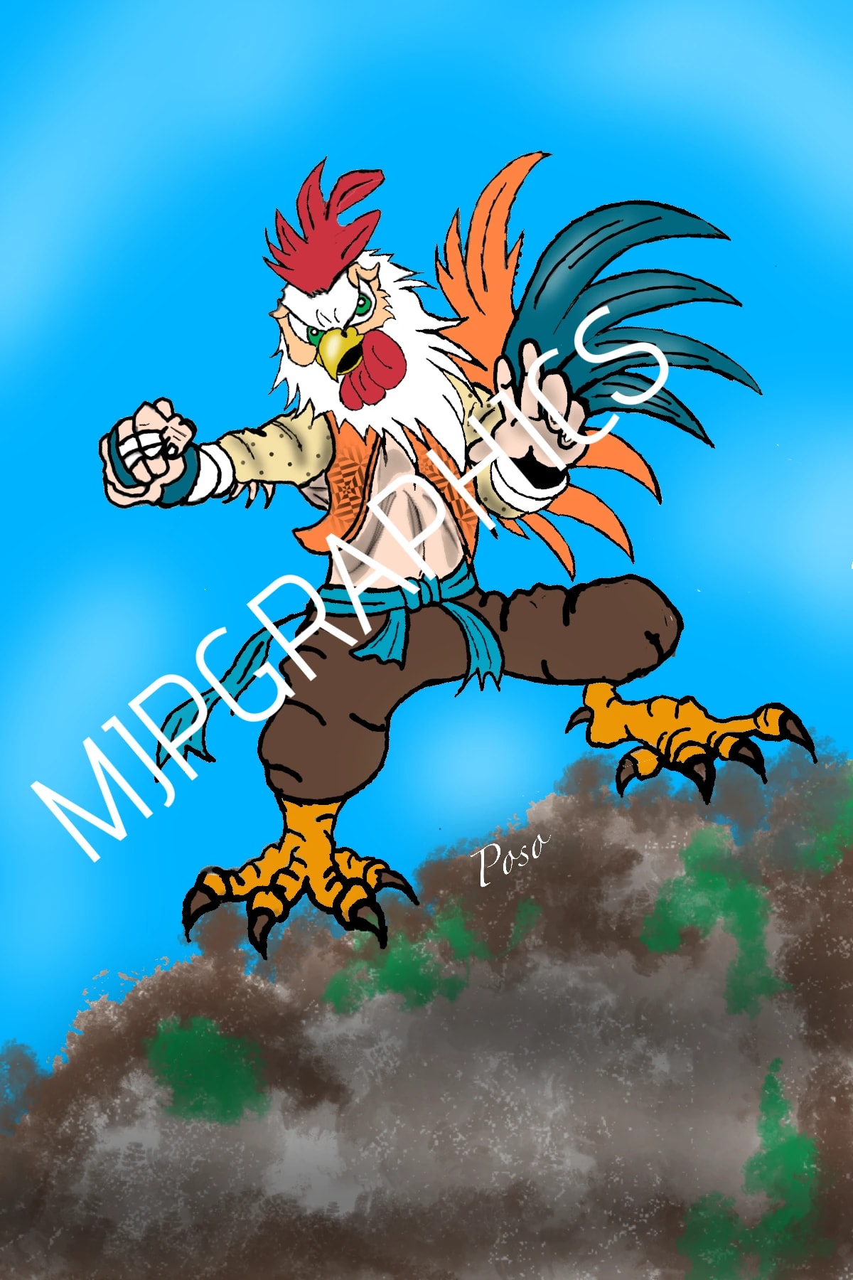 Kung Fu Rooster