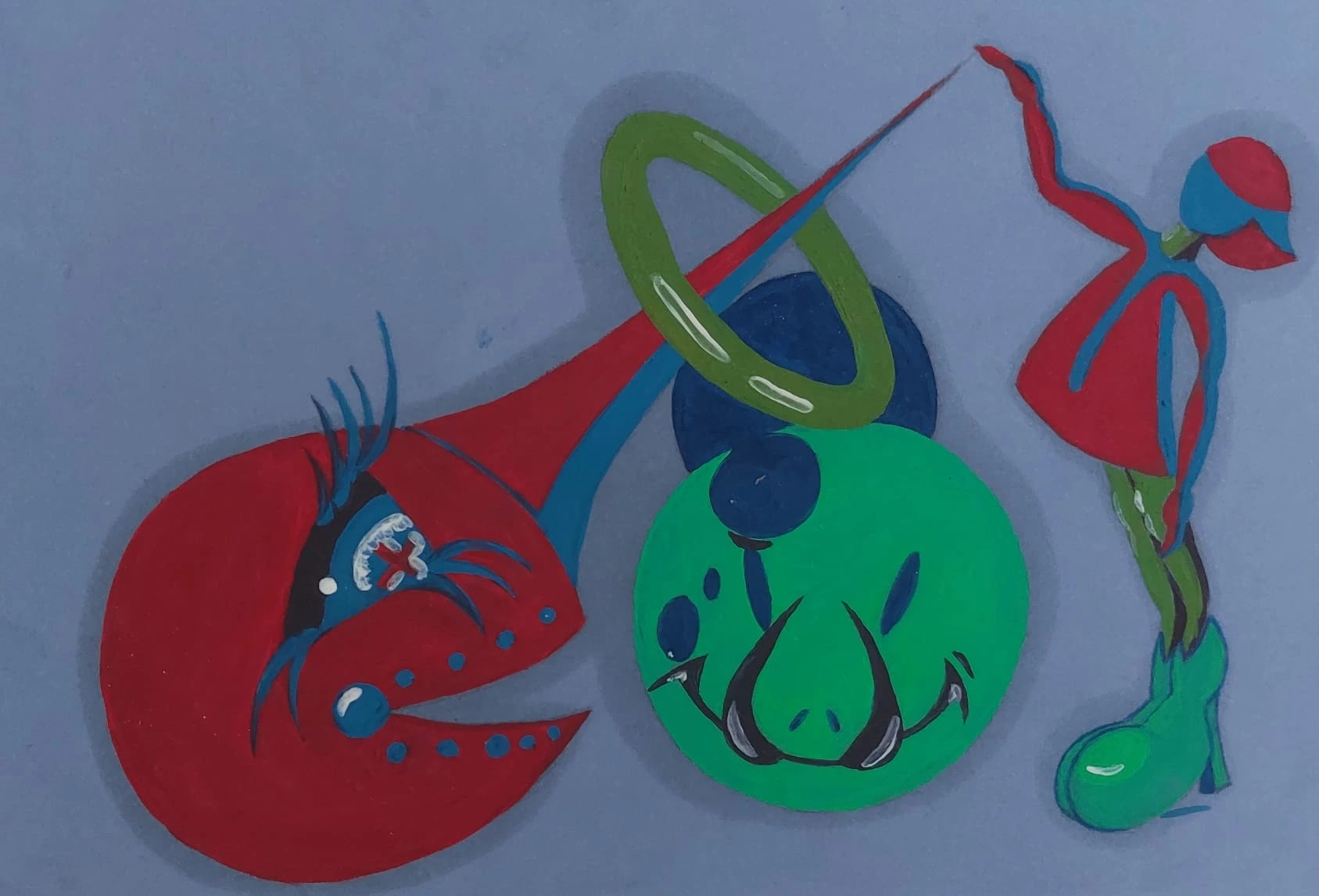 Three Painted Masks
