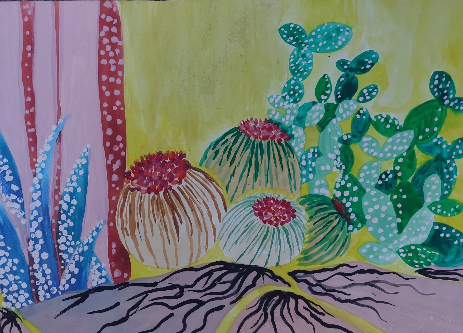 Desert Cactus Garden