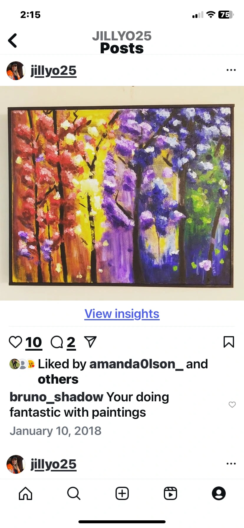 Chromatic Blossom Grove
