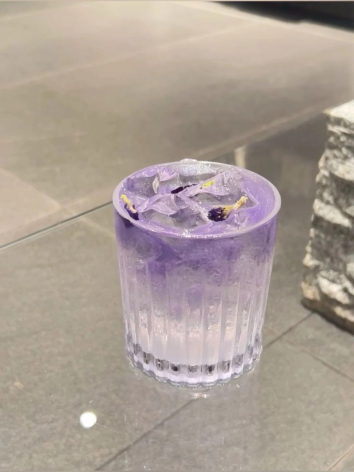 Lavender Glass Candle