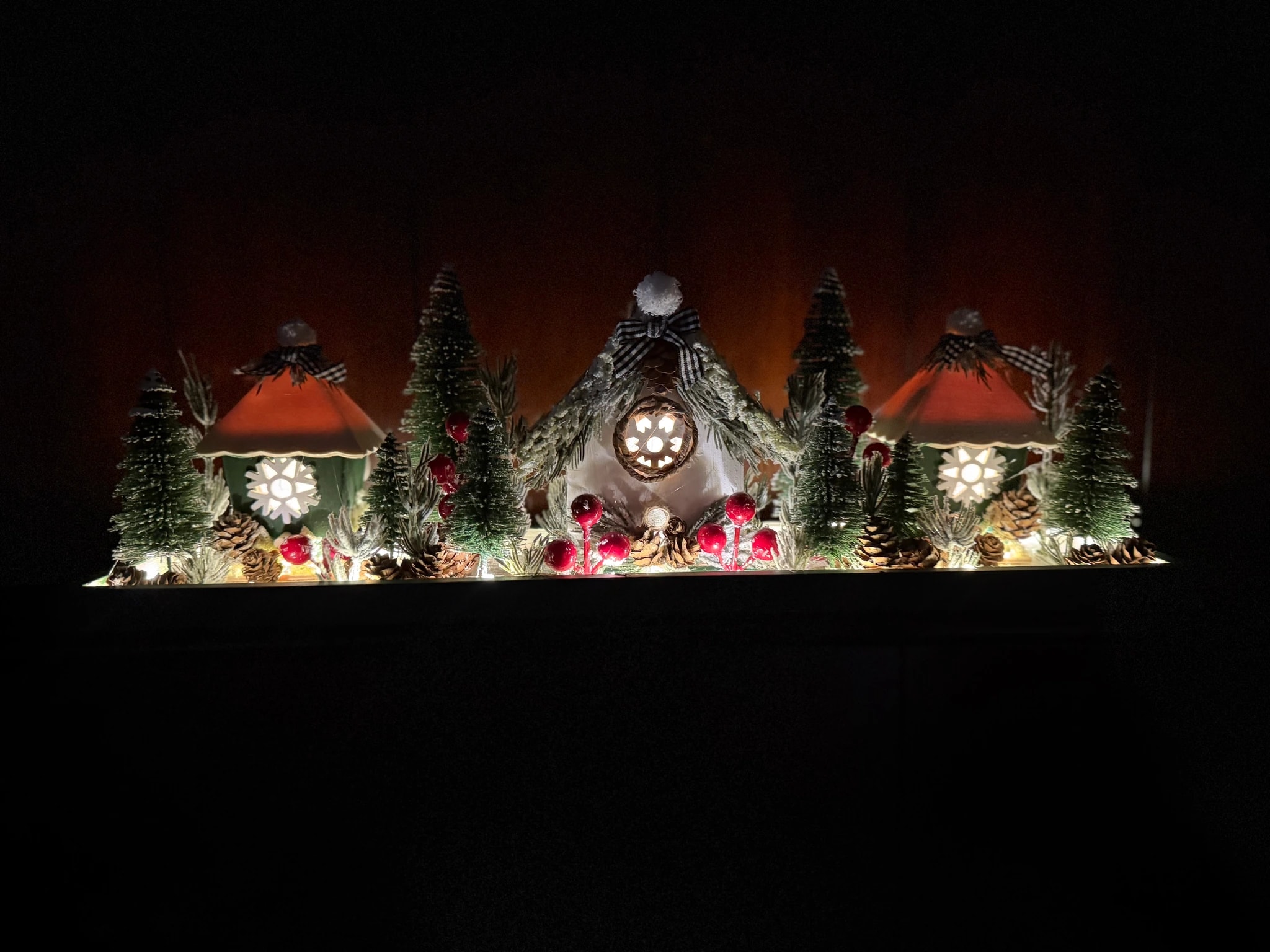 Snowlit Winter Village