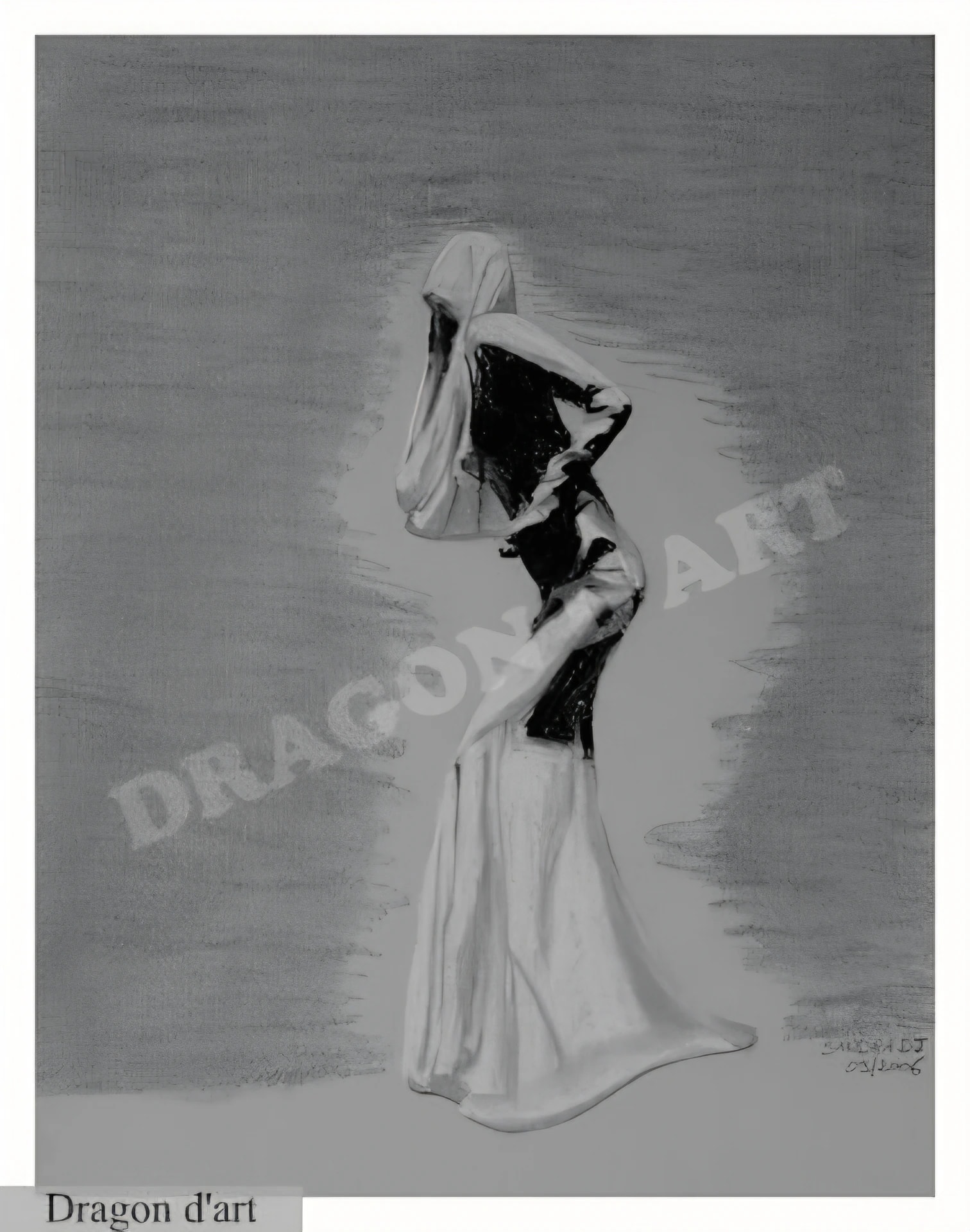 Draped Silhouette