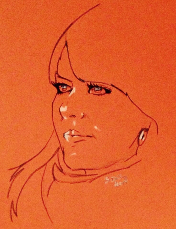 Vermilion Portrait