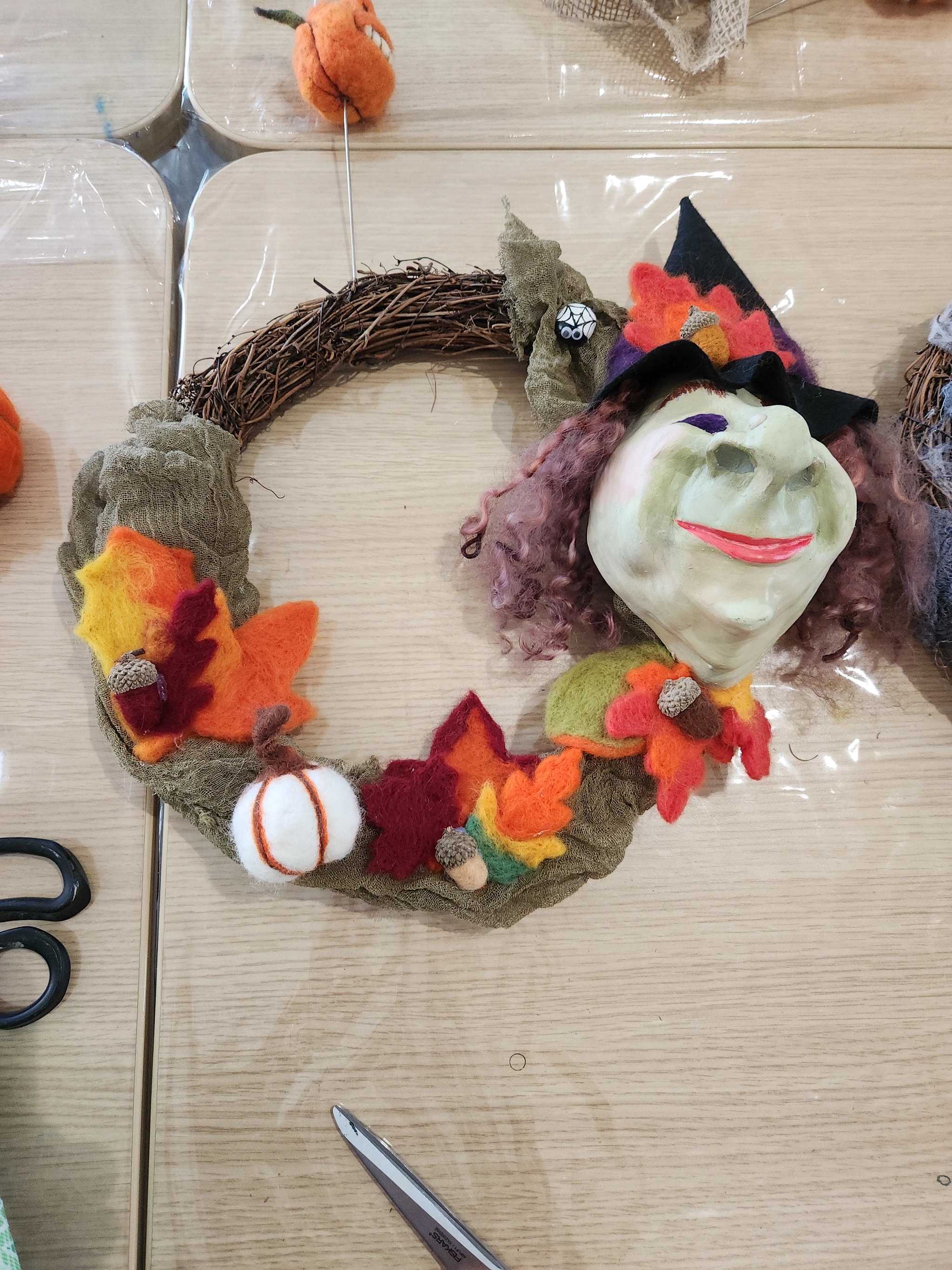 Autumn Witch Wreath