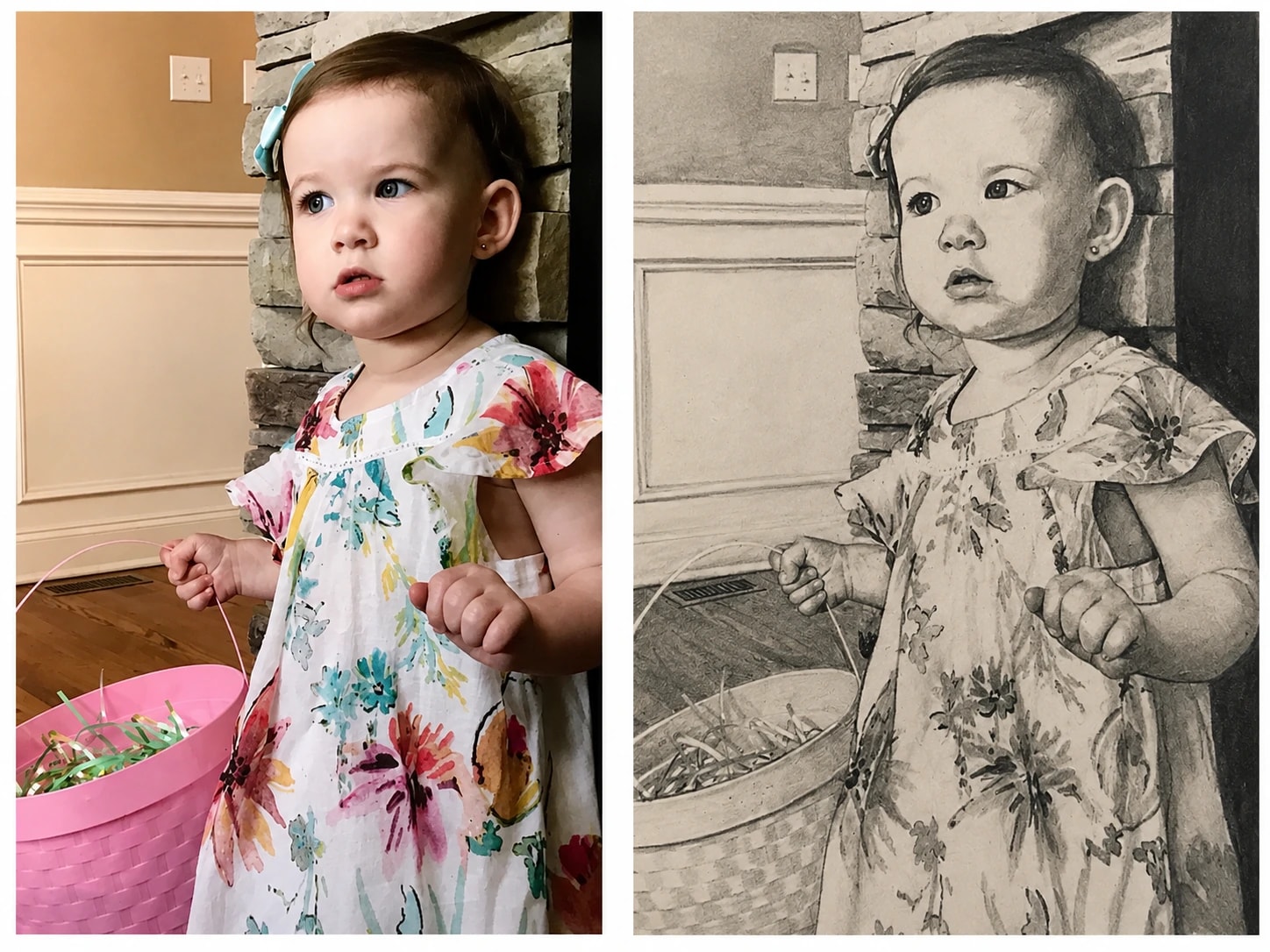 Floral Dress Portrait