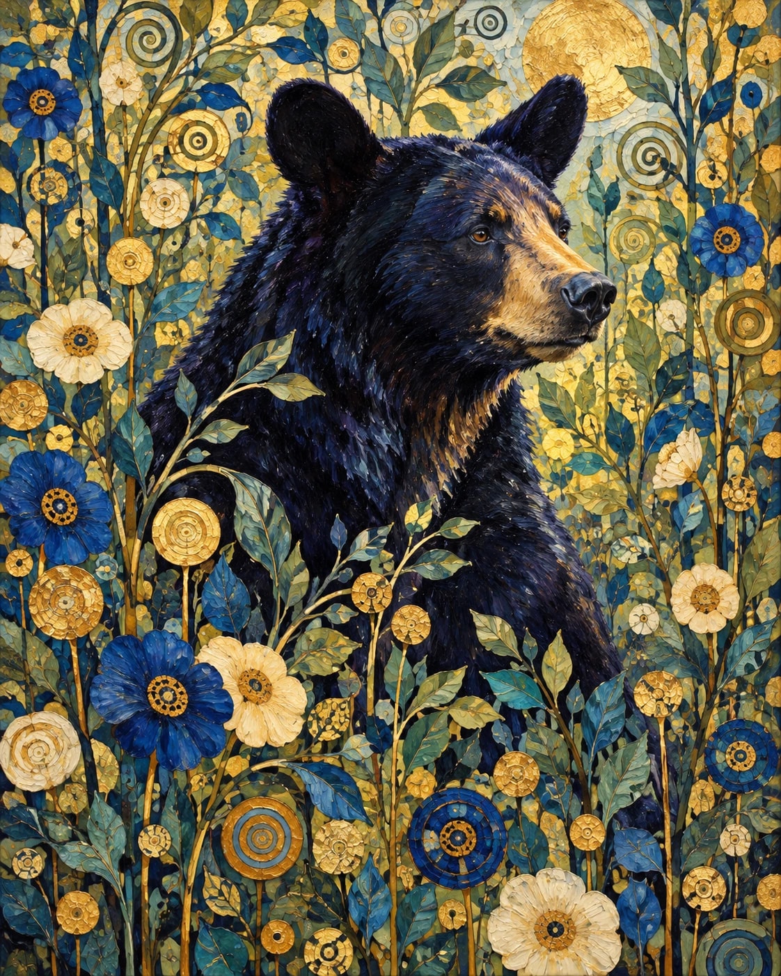 Blue and Gold Bear