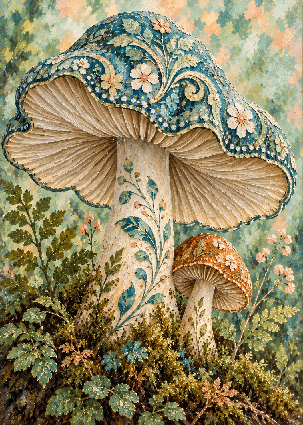 Floral Mushroom Canopy