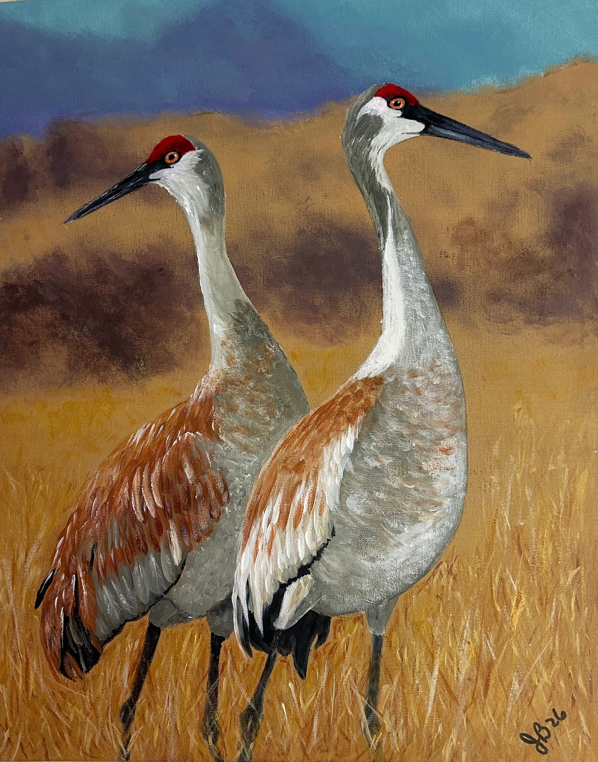 Sandhill Crane Pair