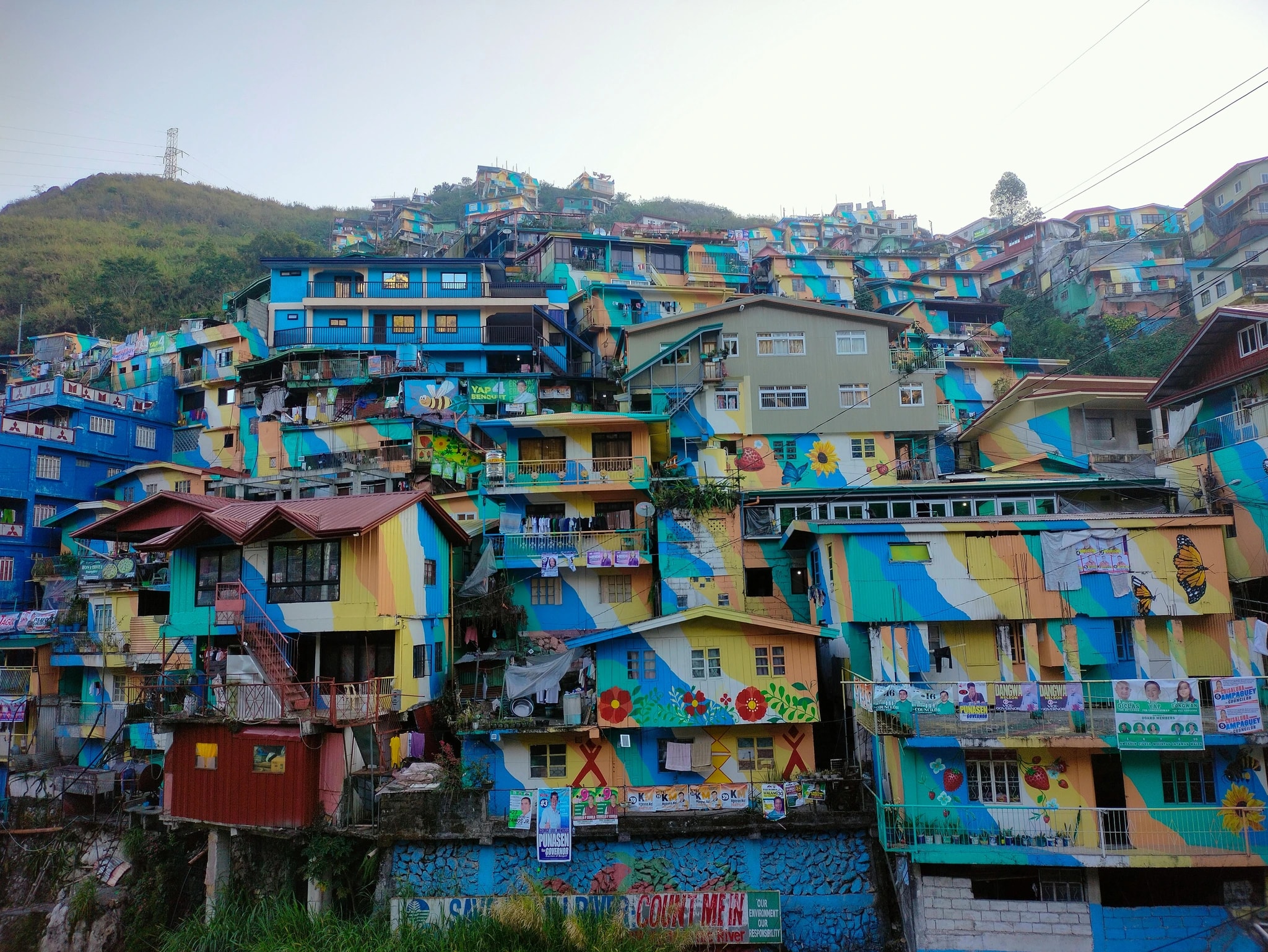 Vibrant Harmony: A Colorful Tapestry of Community Life in Urban Landscapes