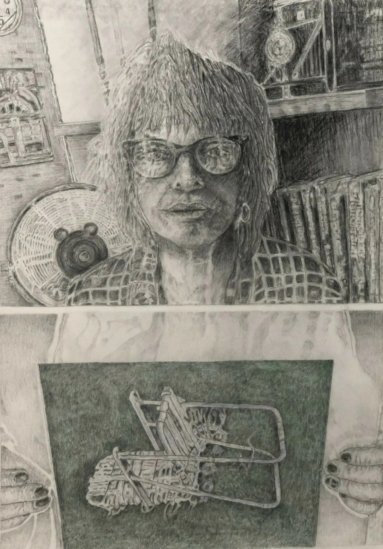 Self Portrait in Studio