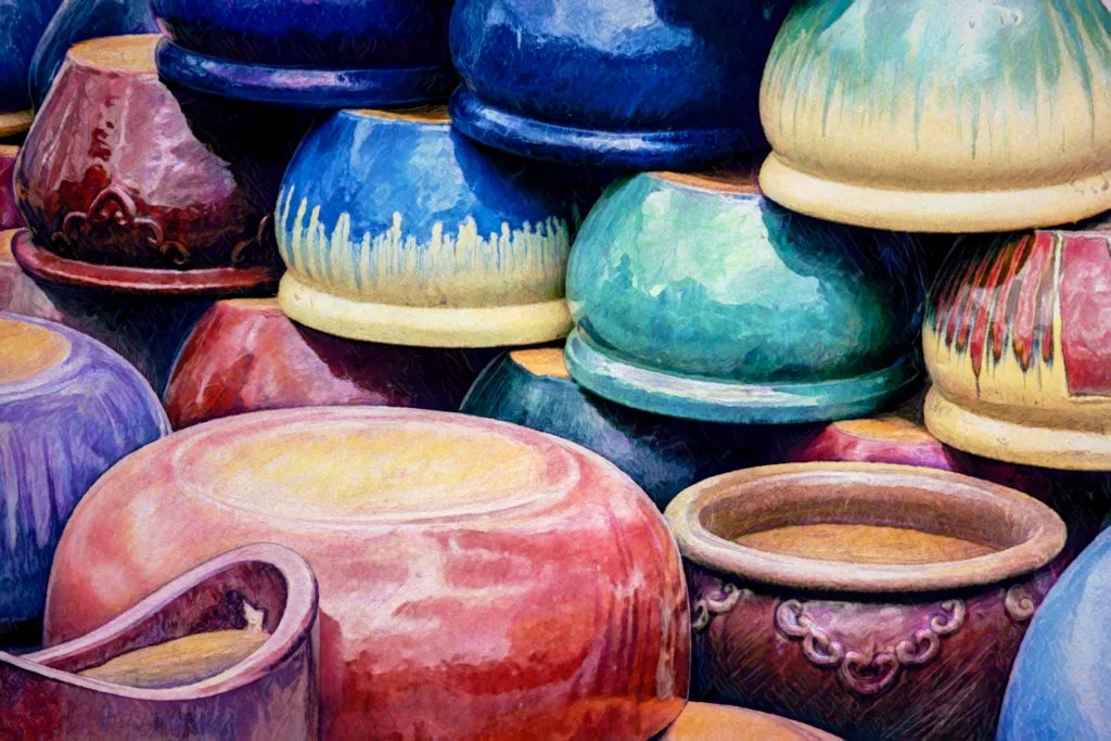 Garden Pots Waiting