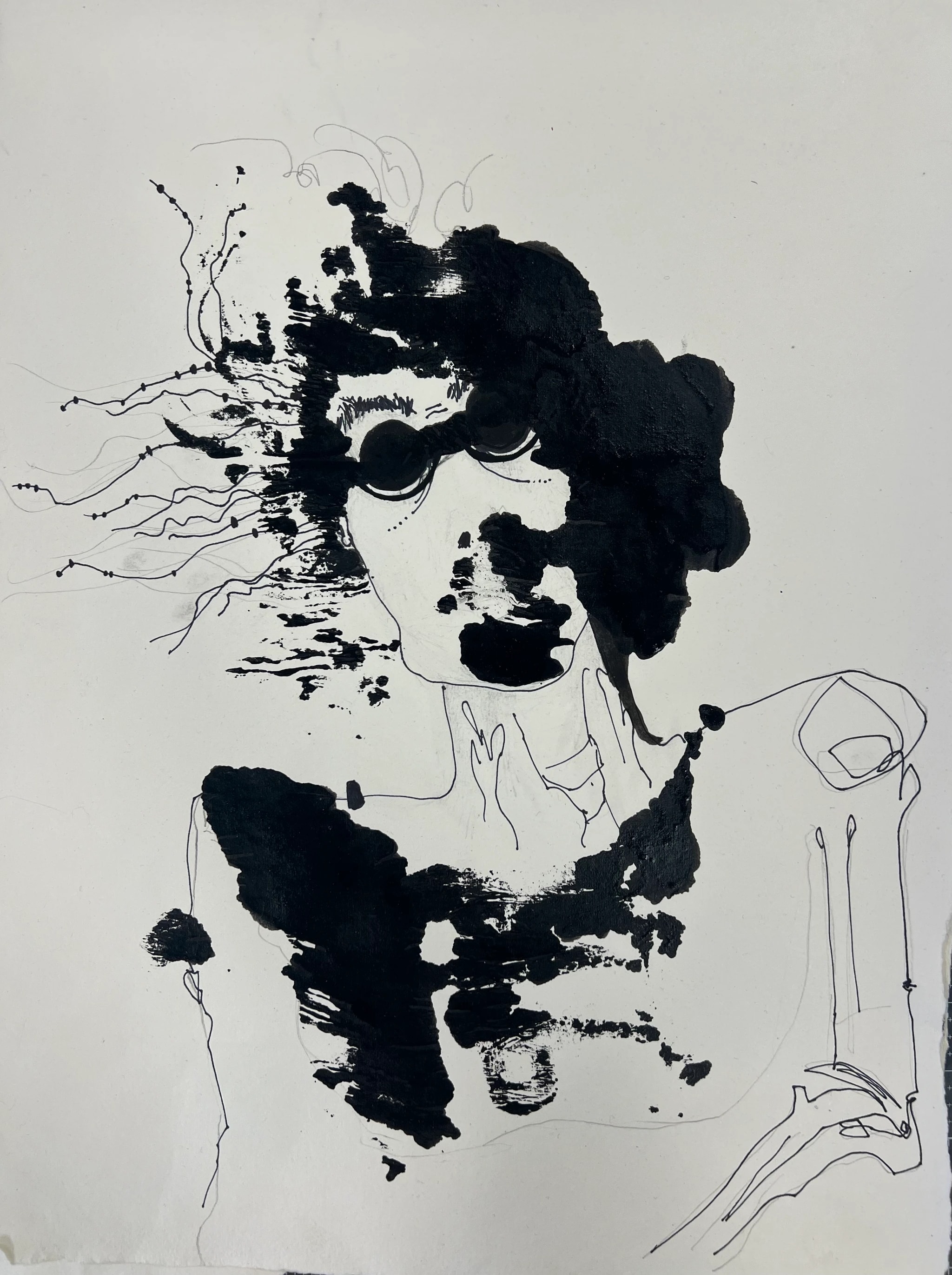 Ink and Line Portrait