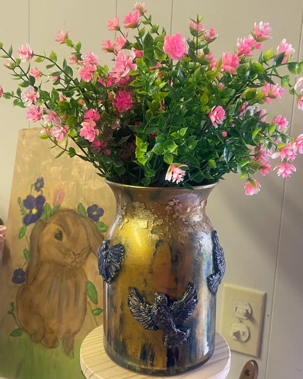 Golden Flight Vase