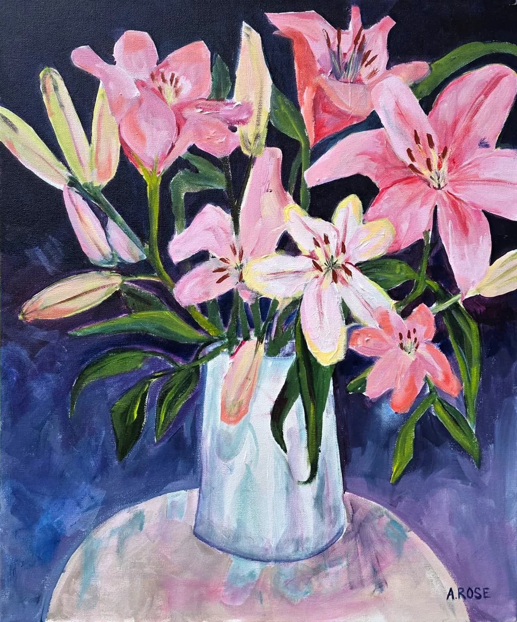 Blossoms of Reflection: A Journey from Provence to My Studio in BC