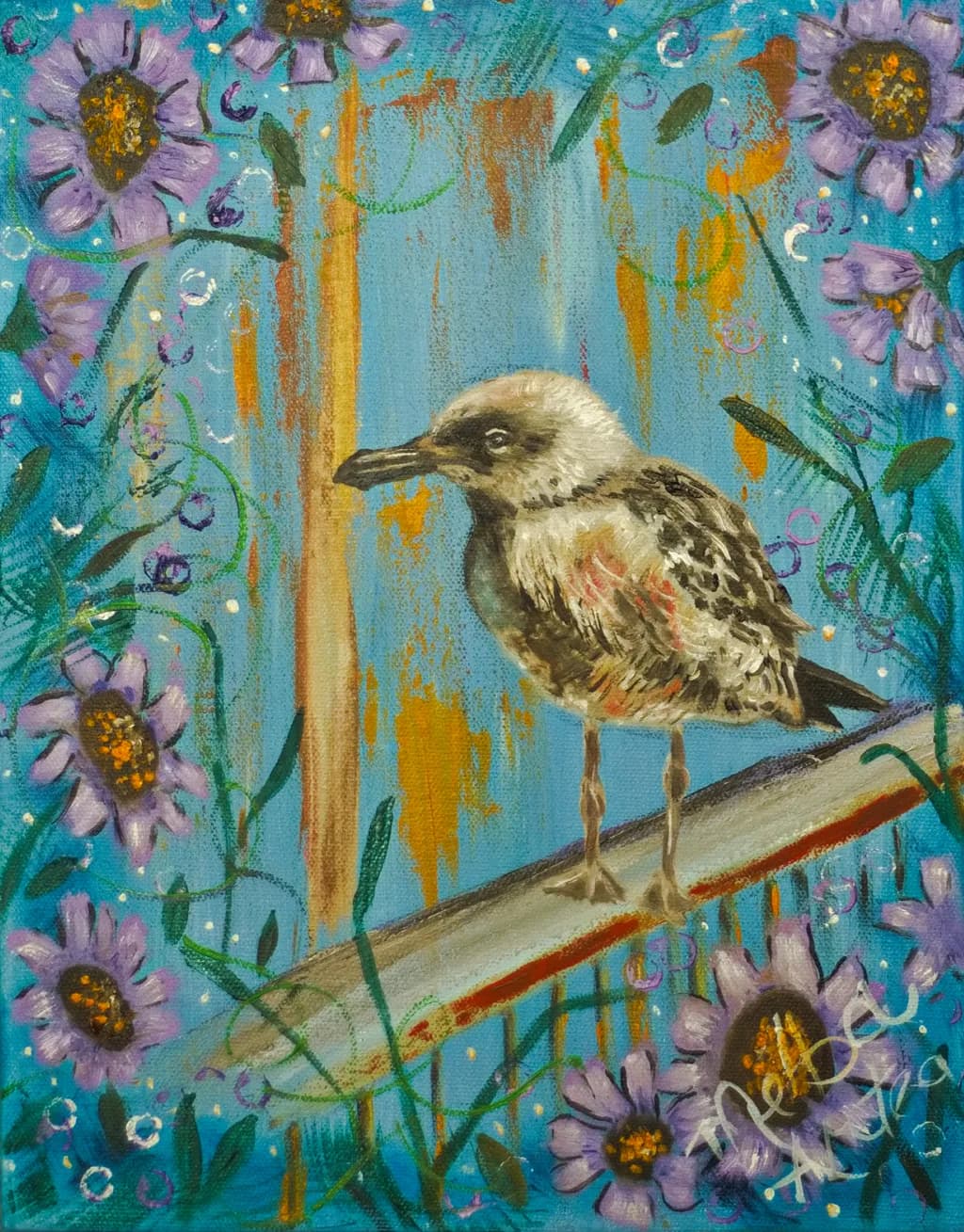 Baby Seagull on Land