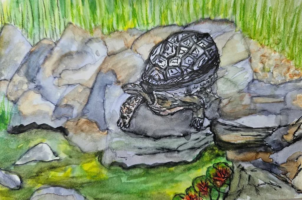 Sunbathing Turtle
