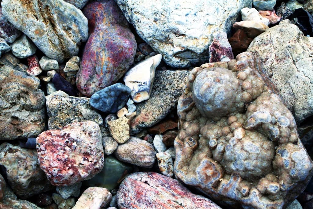 Whispers of Earth: A Colorful Tapestry of Nature's Textured Stones