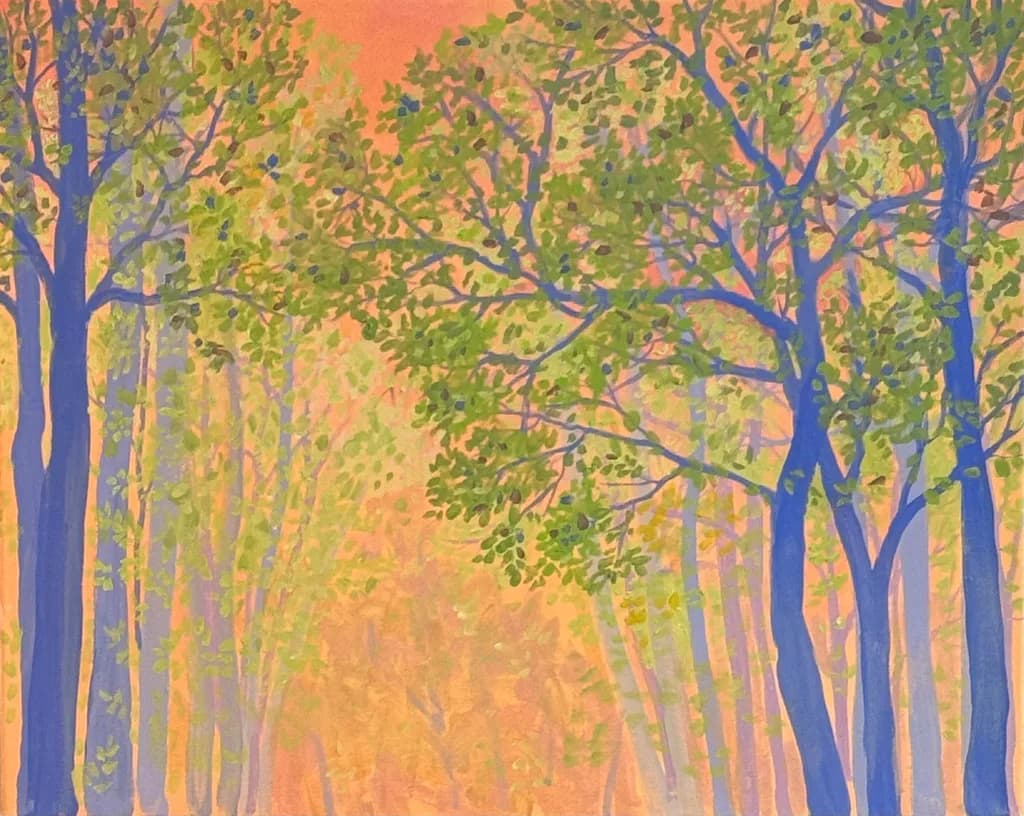 Forest at Sunset