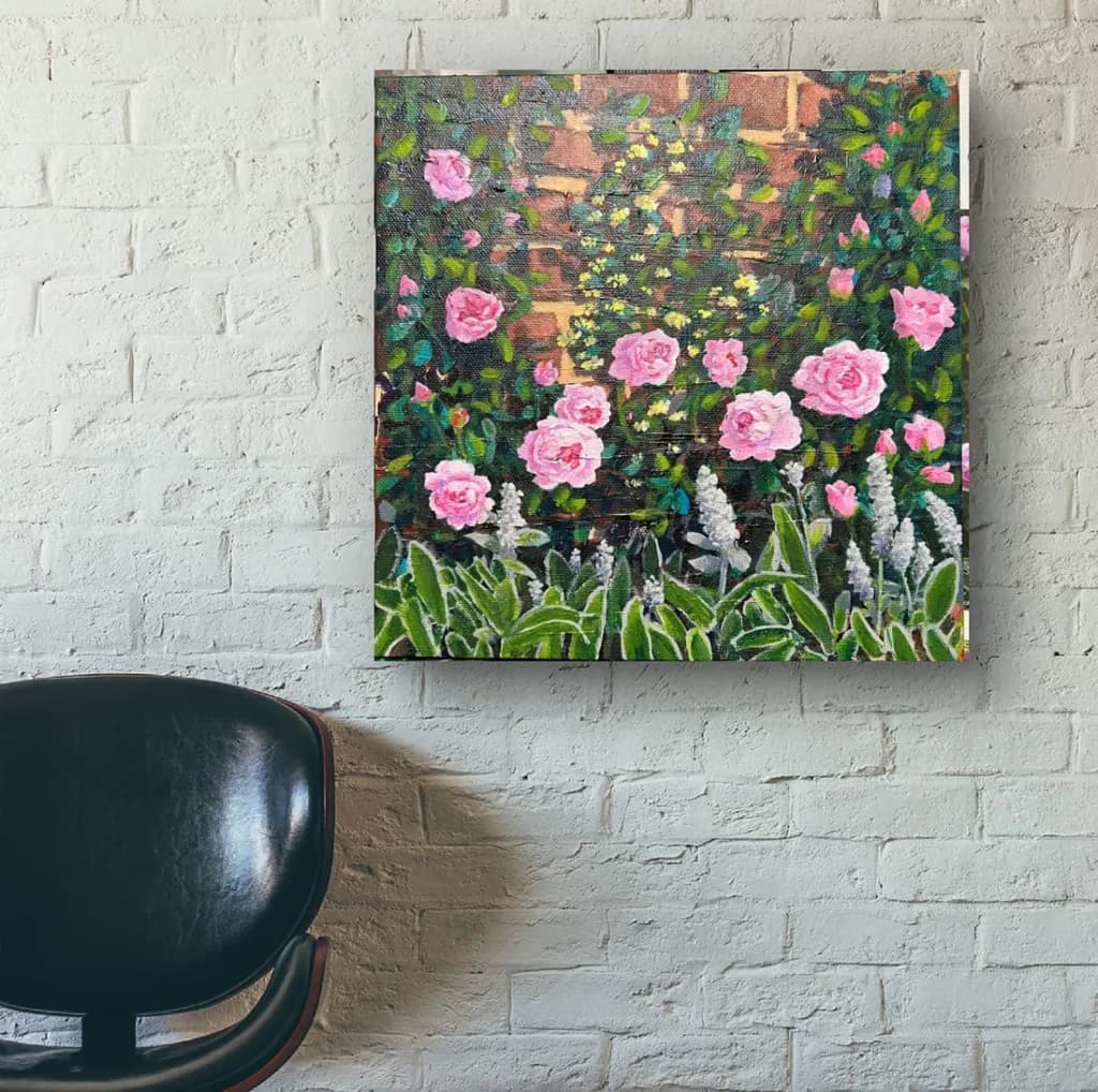 Rose Garden Wall