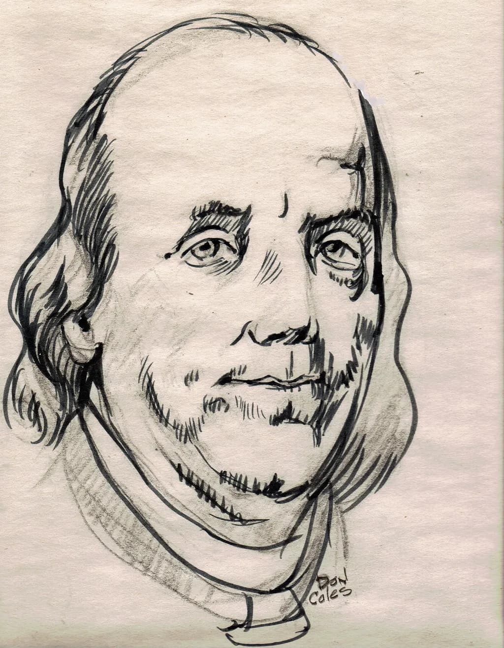 Benjamin Franklin Portrait