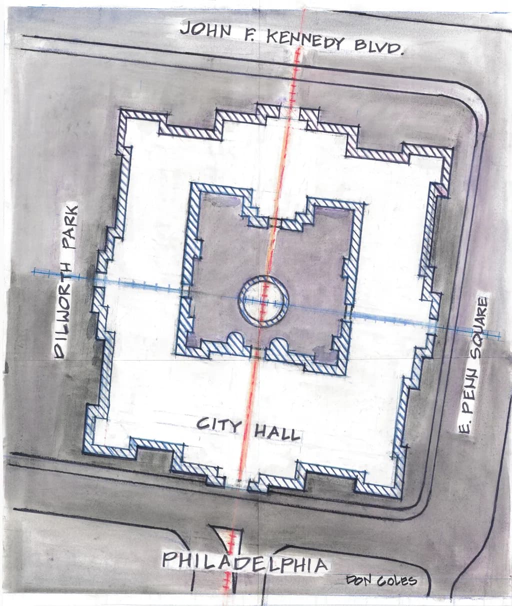 City Hall Phila Plan
