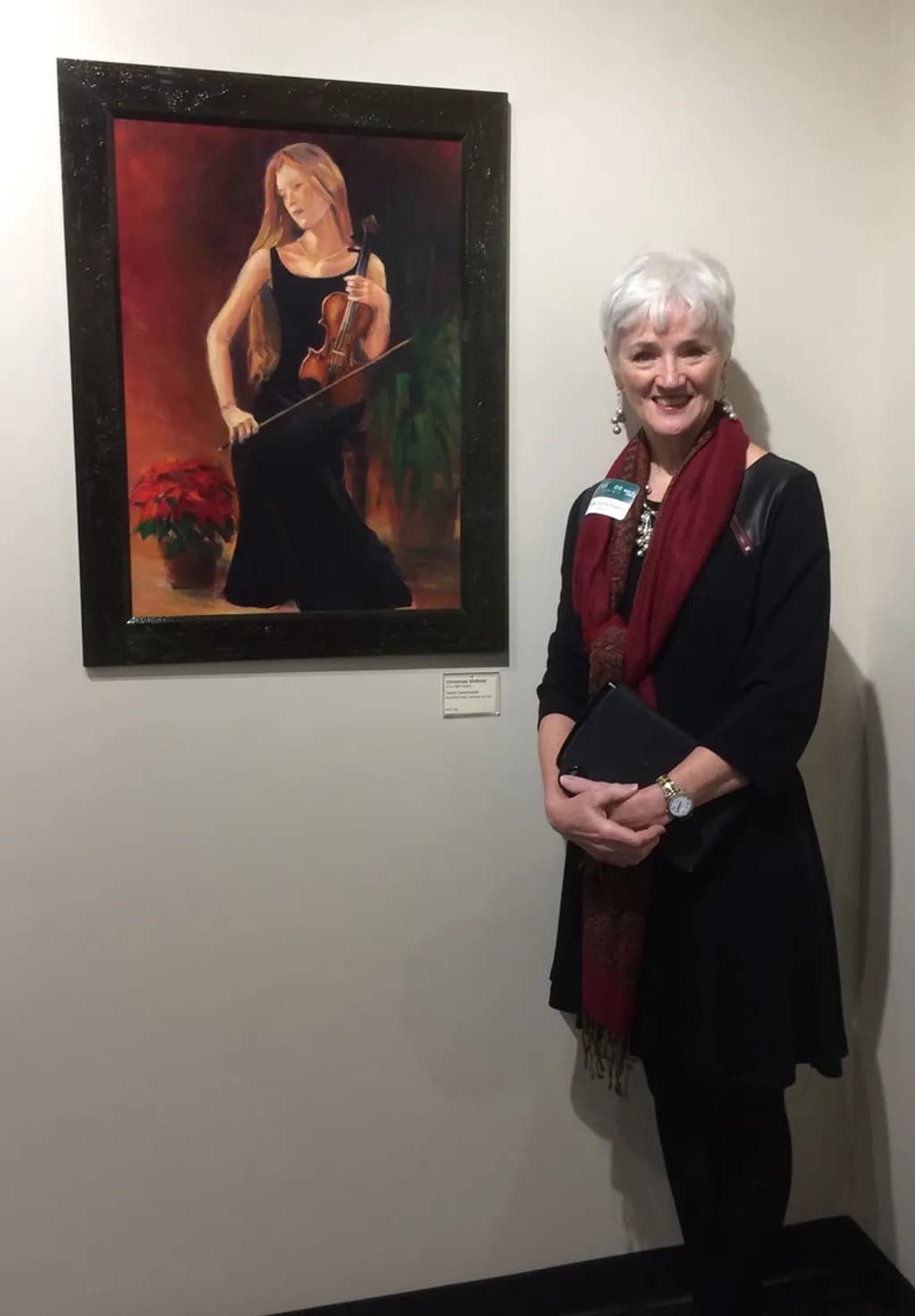 Christmas Violinist / New Visions Gallery Expo