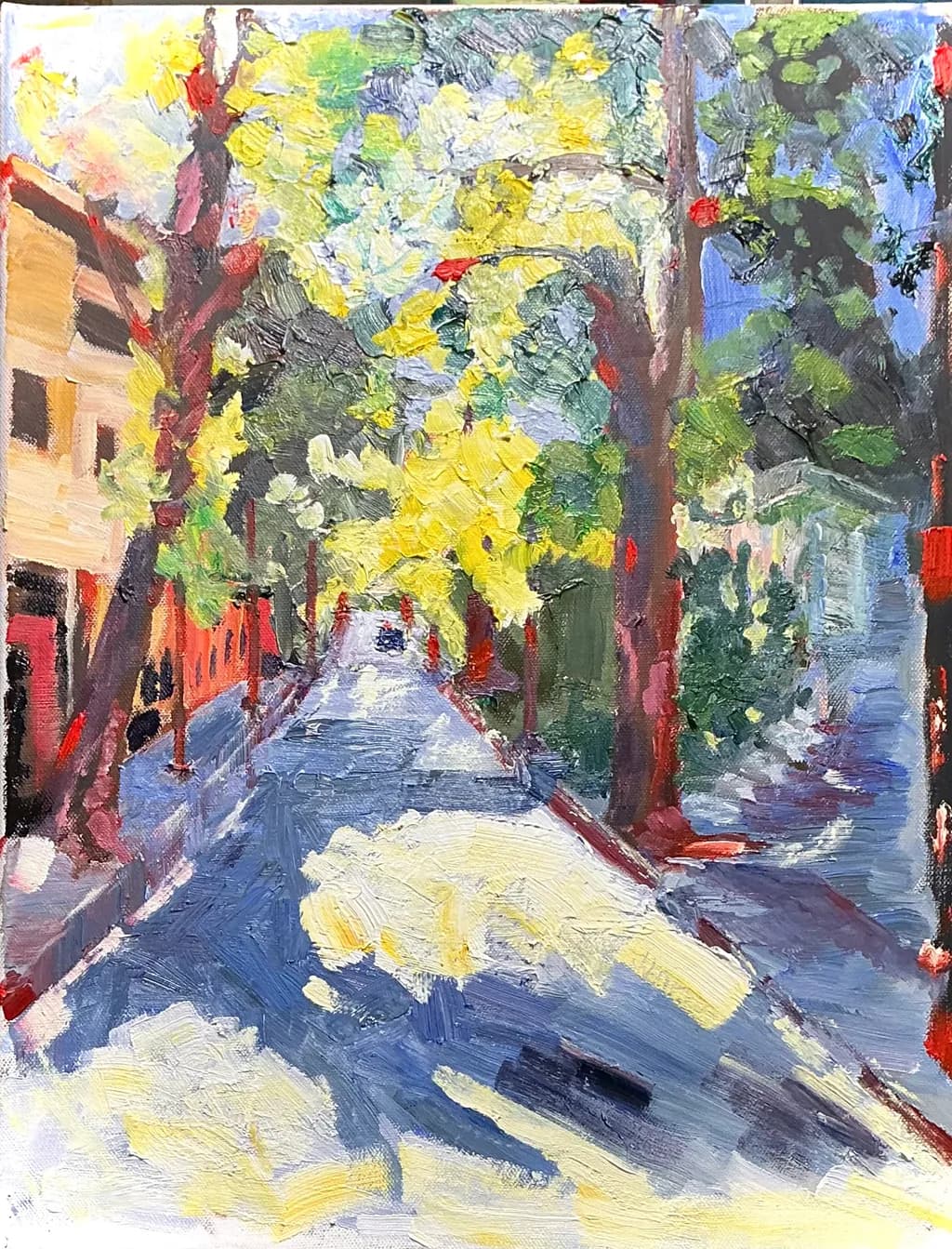 Sunny Urban Street