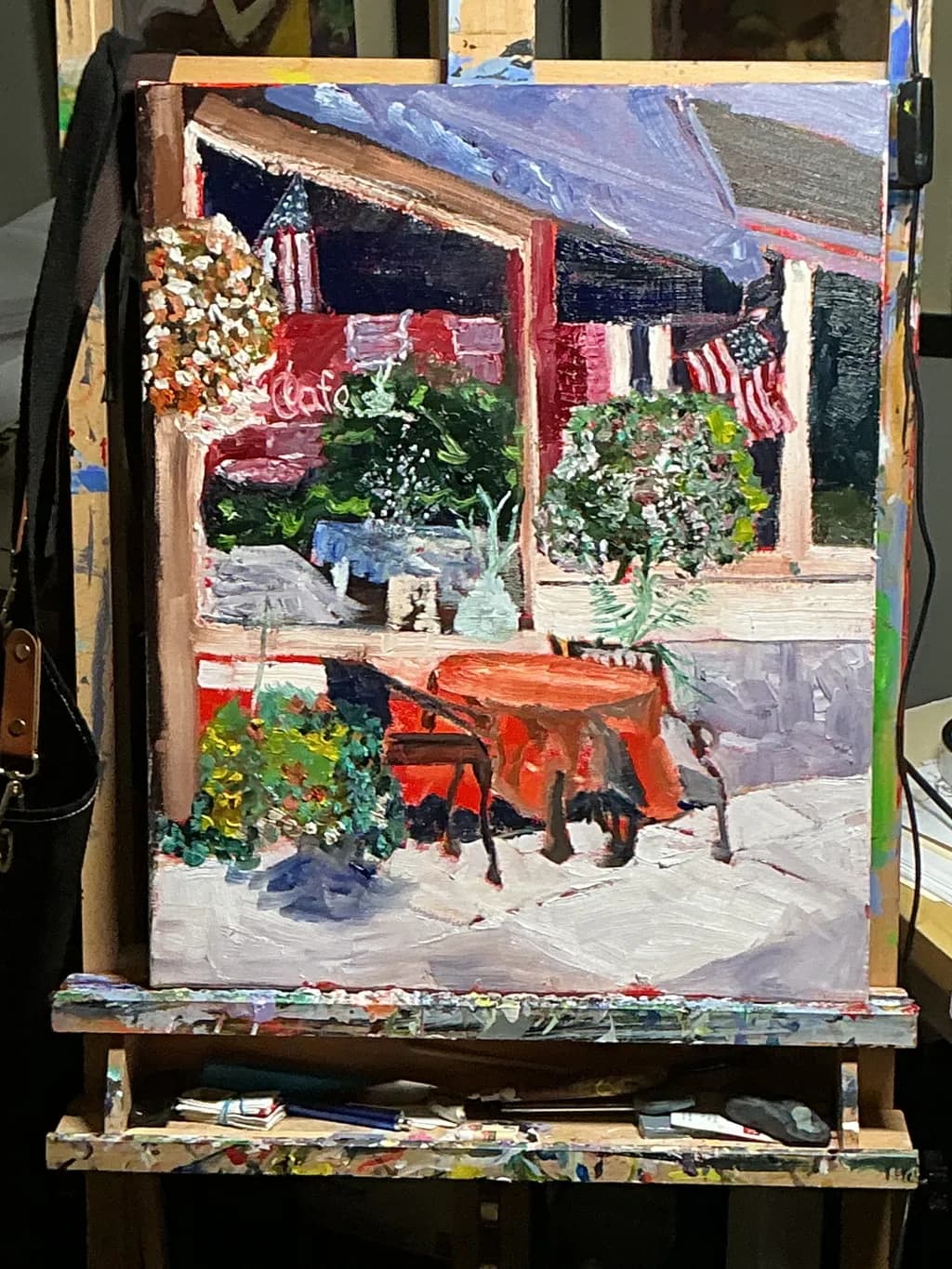 Cafe Patio Scene
