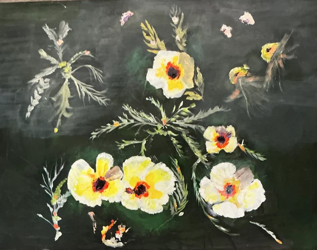 Dark Garden Blooms