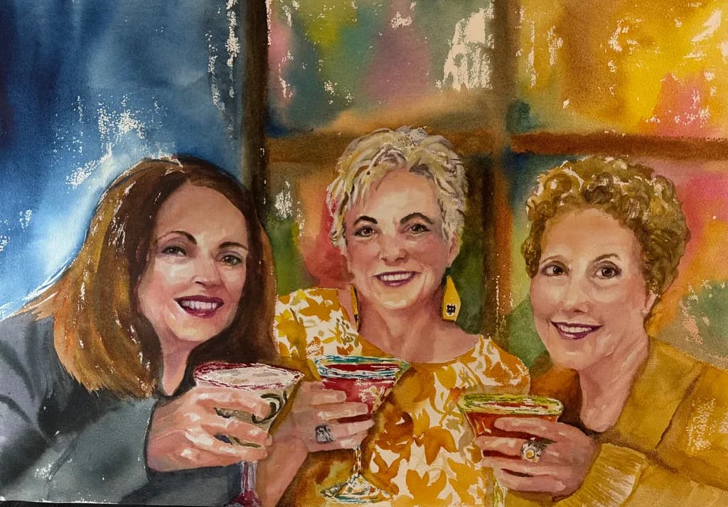 Celebrating Friendship: A Colorful Toast to Joyful Moments