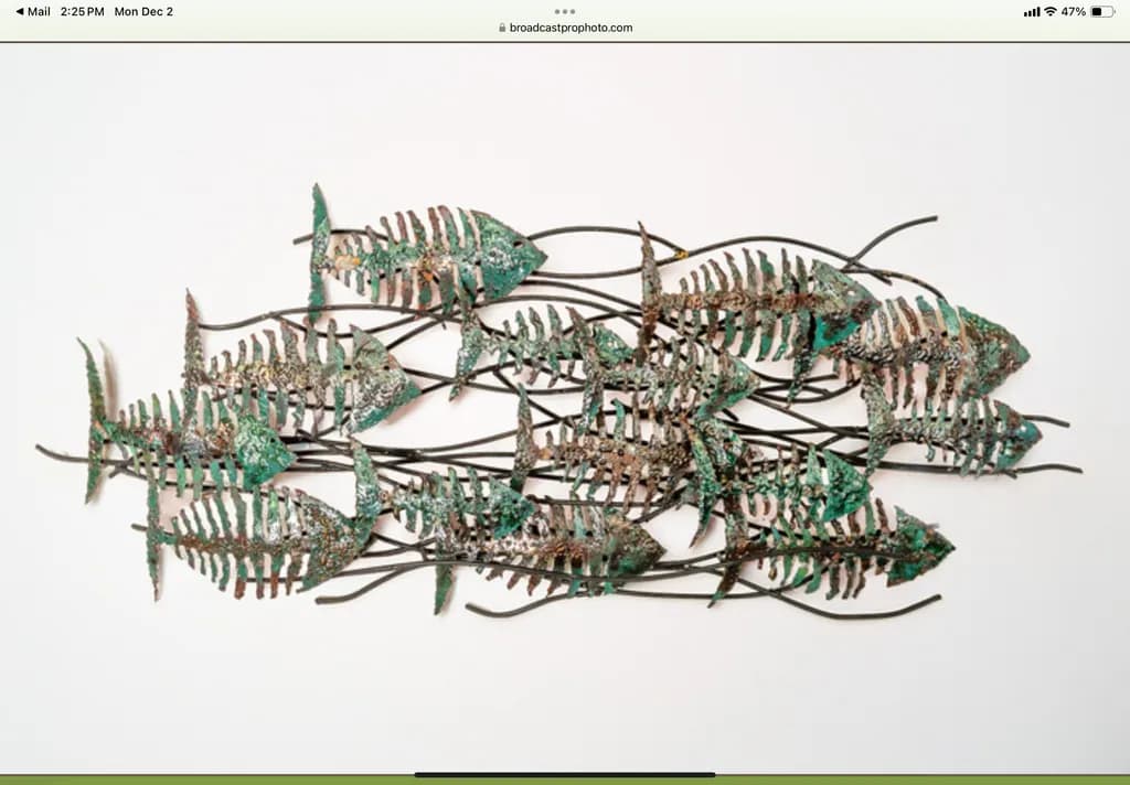 Fish School Sculpture