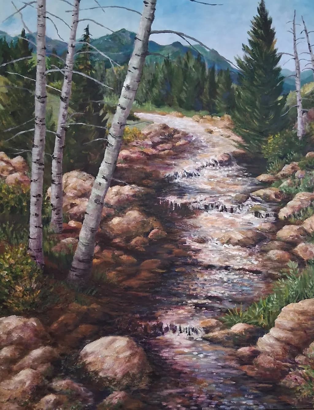 Mountain Stream Serenity