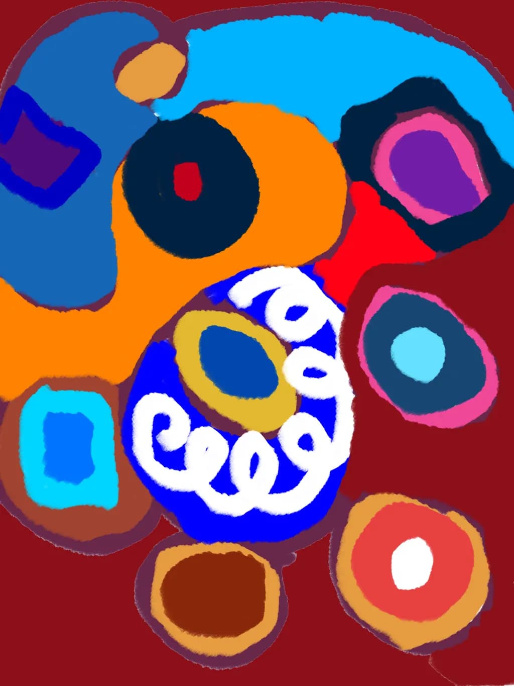 Colorful Concentric Forms