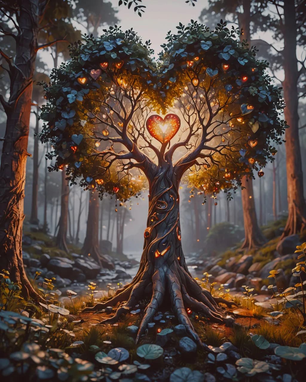 Heartwood Forest Tree